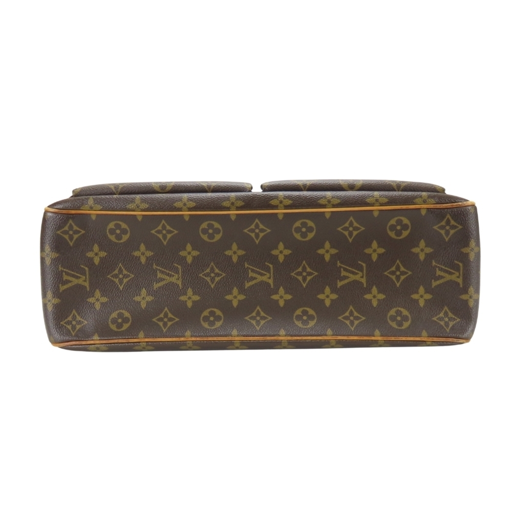 LOUIS VUITTON Authentic Brown Monogram Leather Tote Bag - Picture 7 of 16